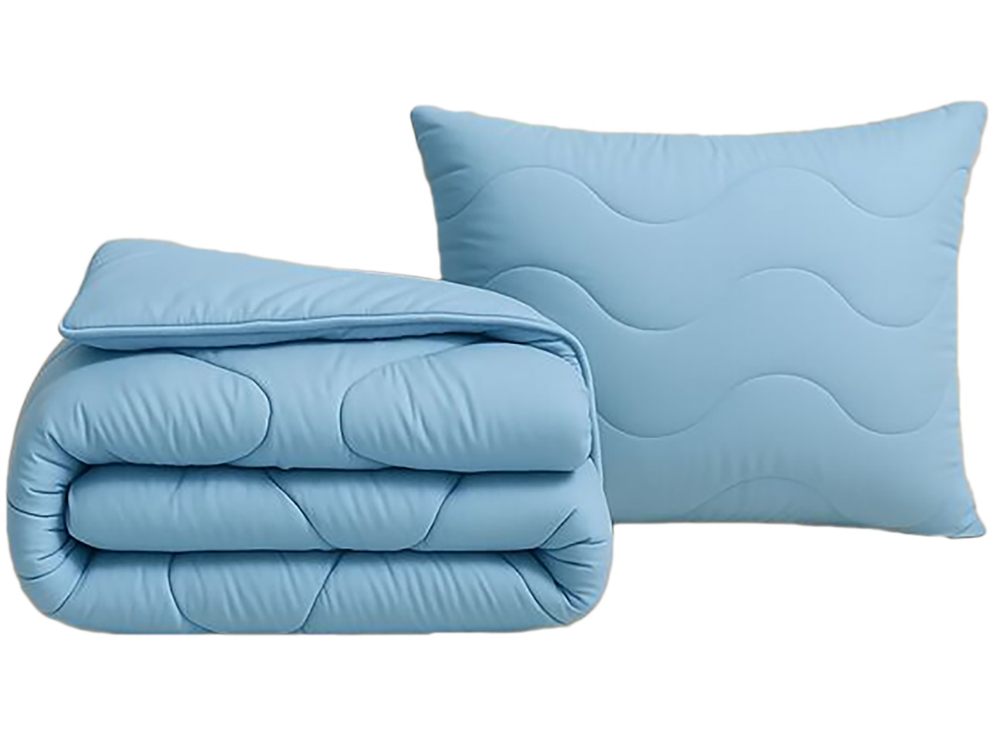 Набір ковдра євро + 2 подушки IDEIA NordicBlue 200х220 + 50х70 (8-36202) — фото 1